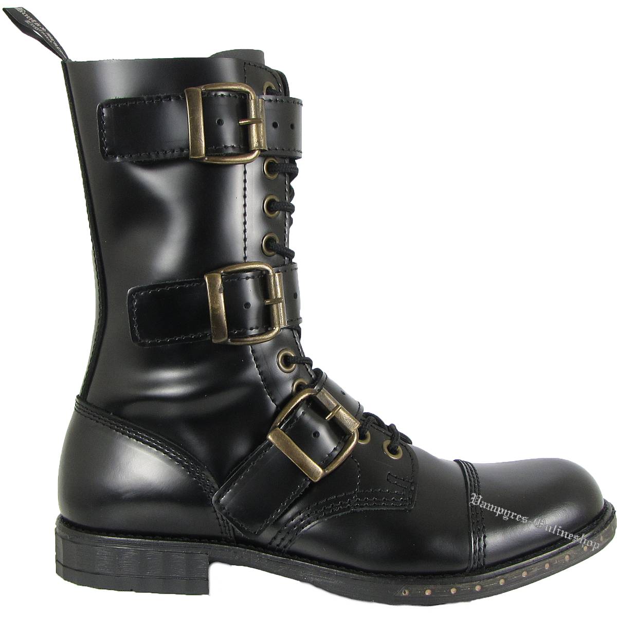 12 Loch Steampunk GEAR Schuhe Gothik Ranger Steam Punk Leder MA Boots & Braces 